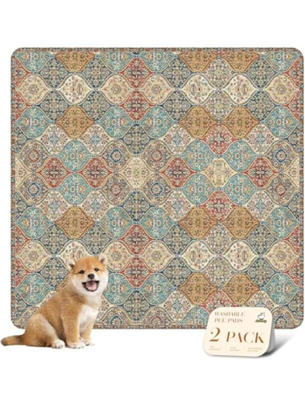New Reusable Potty Pads for Dogs for Crates and Floors. Washable Pee Pads
